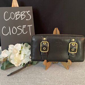 Coach Zip Around Accordion Wallet